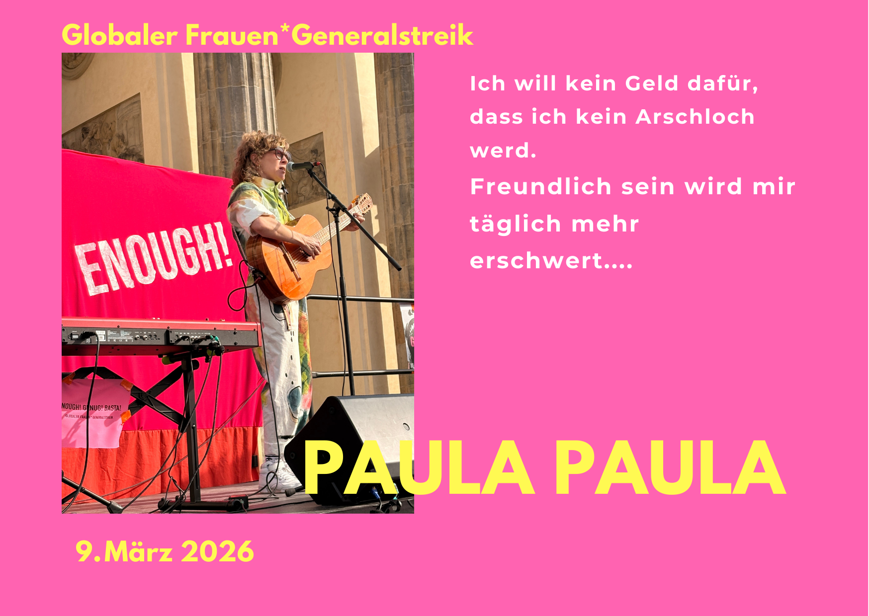 Marlène von PAULA PAULA  – drei Songs, pure Power!