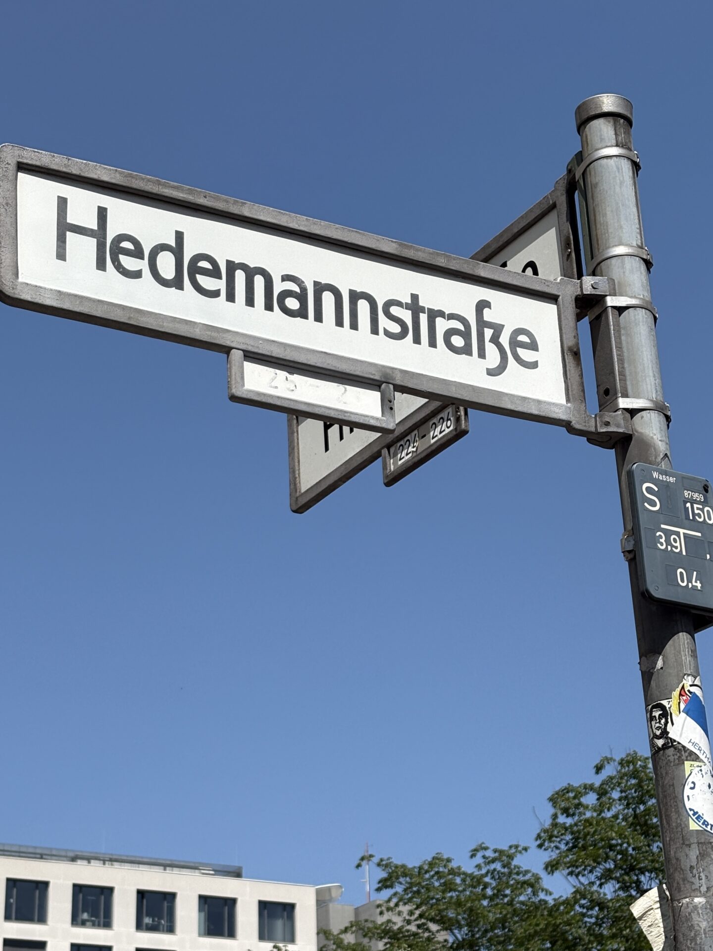 Die Geschichte der Hedemannstraße