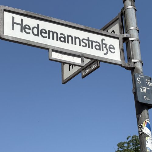 Die Geschichte der Hedemannstraße