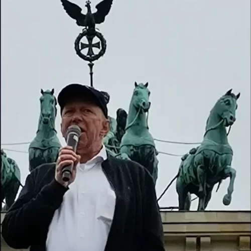 Entkriminalisierungsdemo am Brandenburger Tor